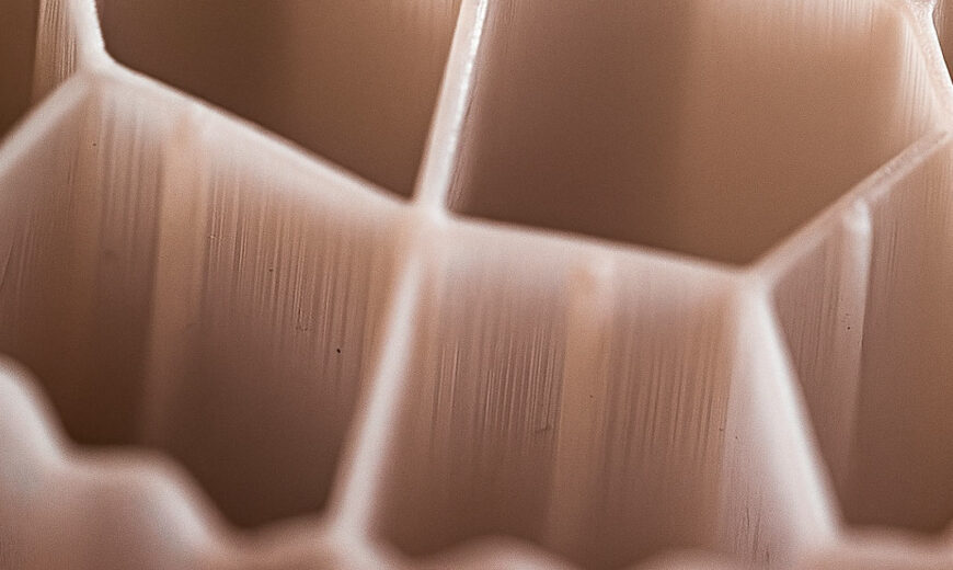 MBBR media structure internal geometry