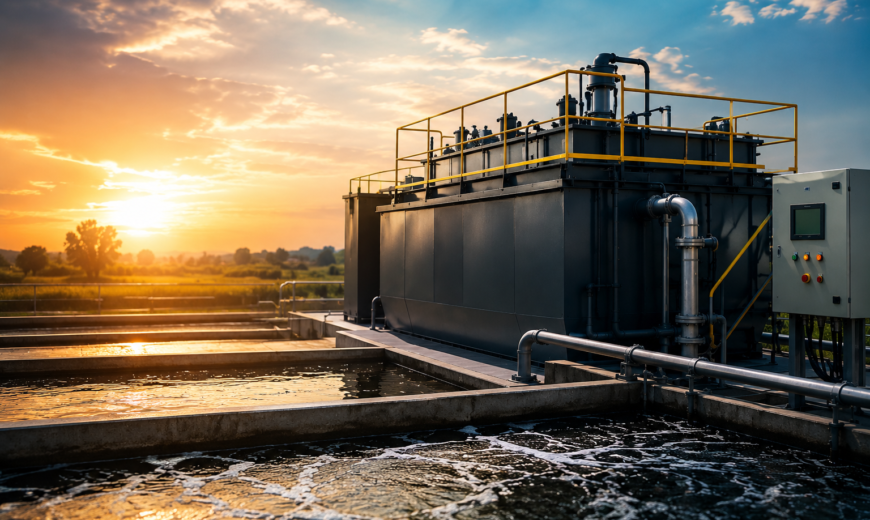 compact MBBR wastewater treatment plant