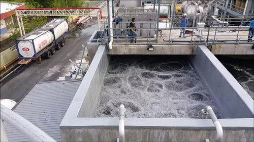 MBBR aeration system in wastewater treatment